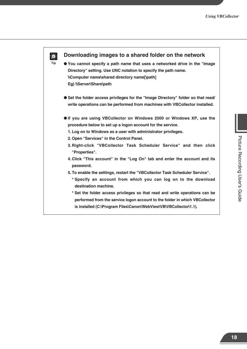 Canon VB150 User Manual | Page 21 / 32