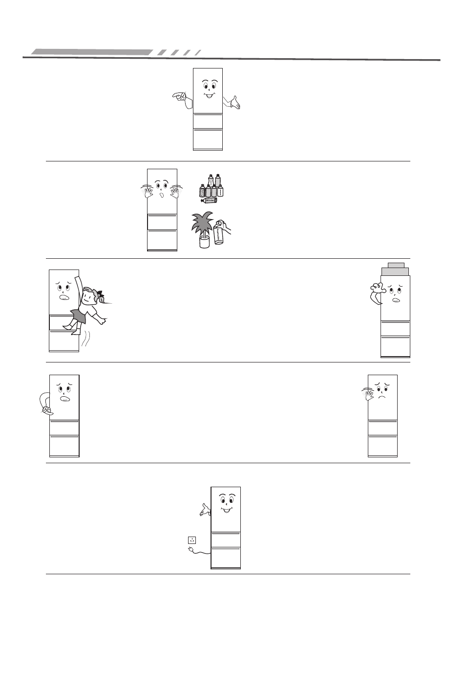 Precautions, Notice | Caple RFF60 User Manual | Page 12 / 17