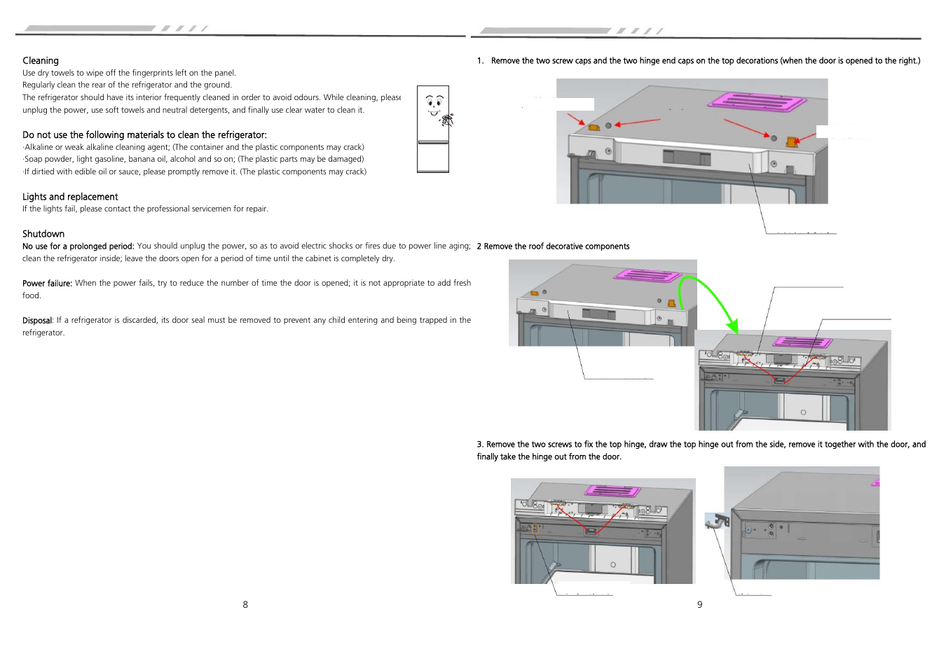 Caple RFL70 User Manual | Page 6 / 10