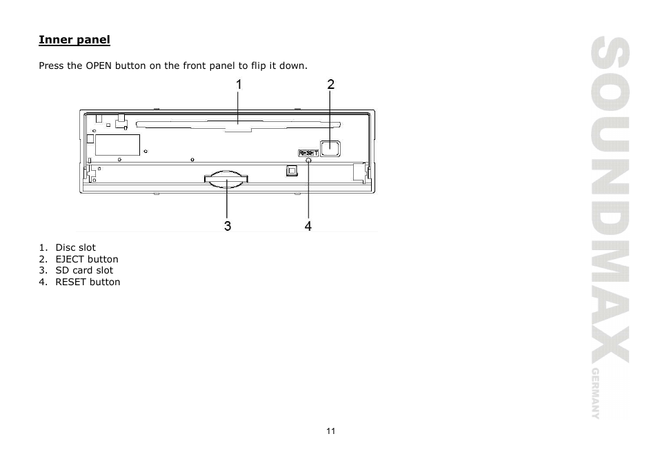 SoundMax SM-CMD2024 User Manual | Page 11 / 57