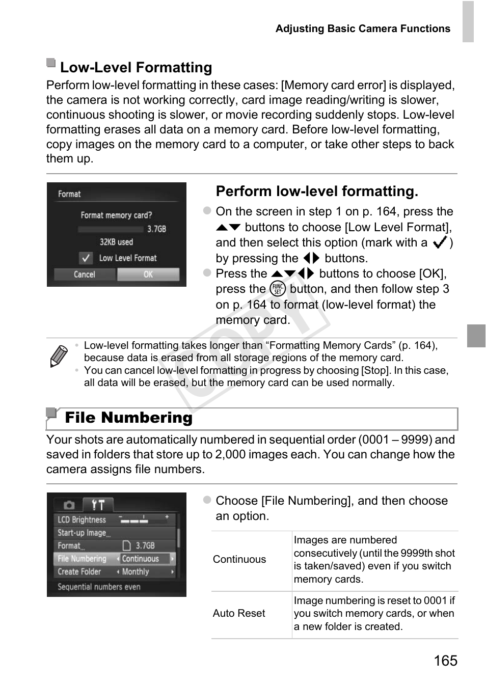 Cop y | Canon 500 HS User Manual | Page 164 / 217