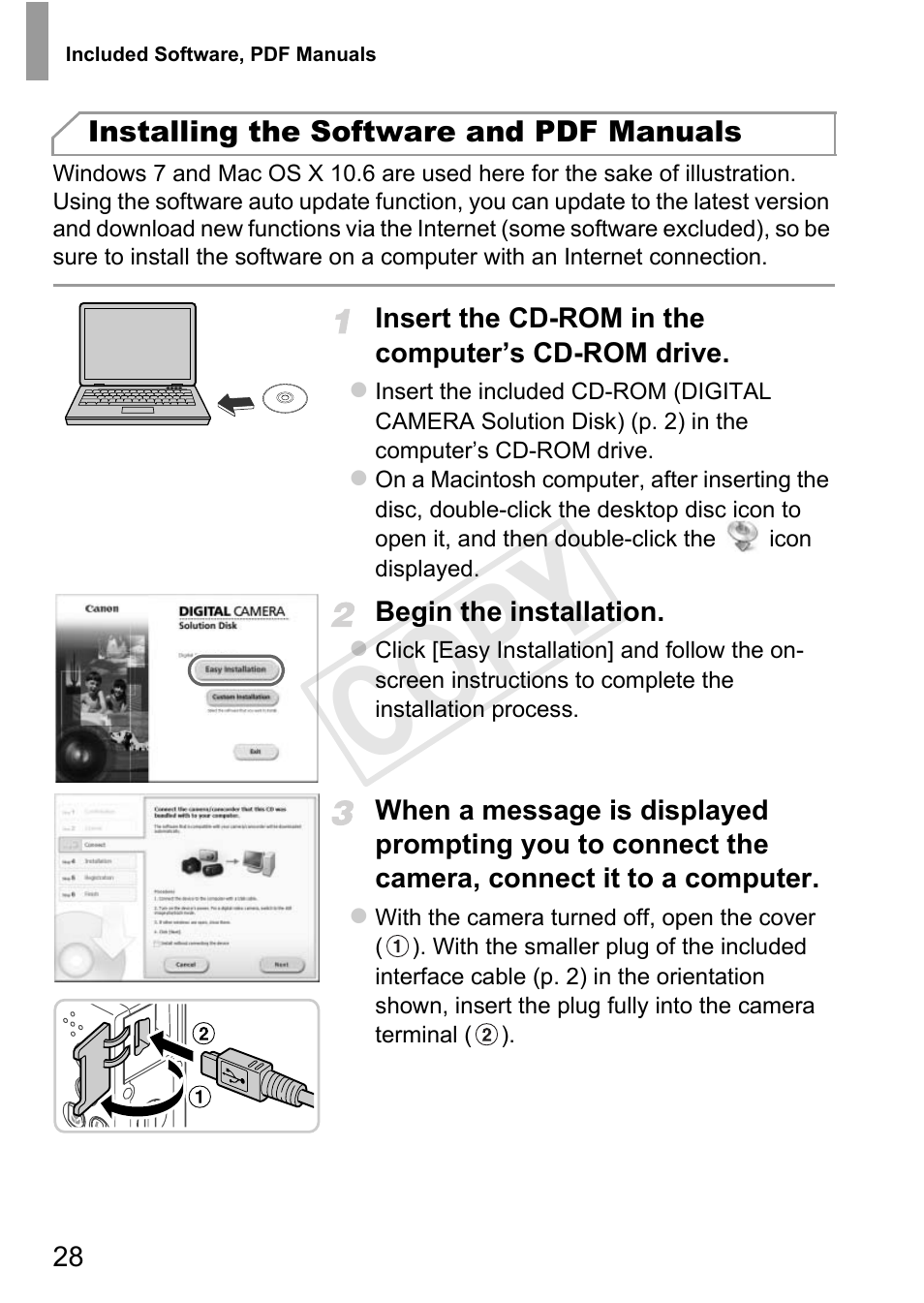 Cop y | Canon 500 HS User Manual | Page 27 / 217