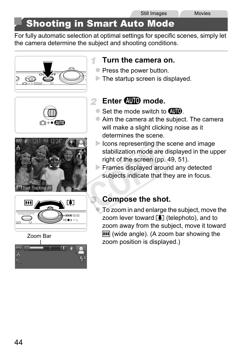 Cop y | Canon 500 HS User Manual | Page 43 / 217