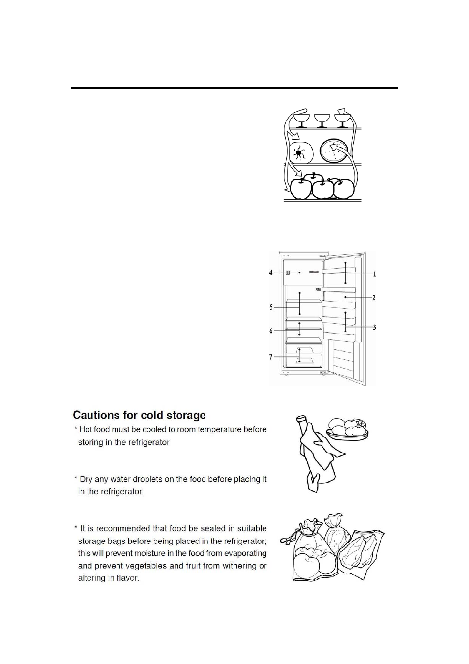 Cold storage compartment | Caple RiR178 User Manual | Page 10 / 24