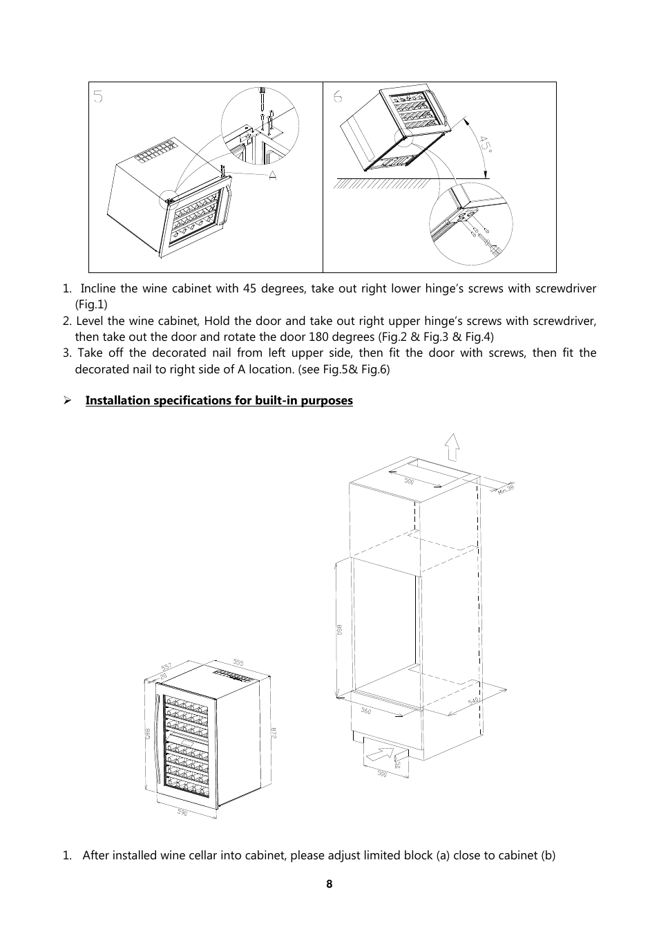 Caple WC6216 User Manual | Page 8 / 12