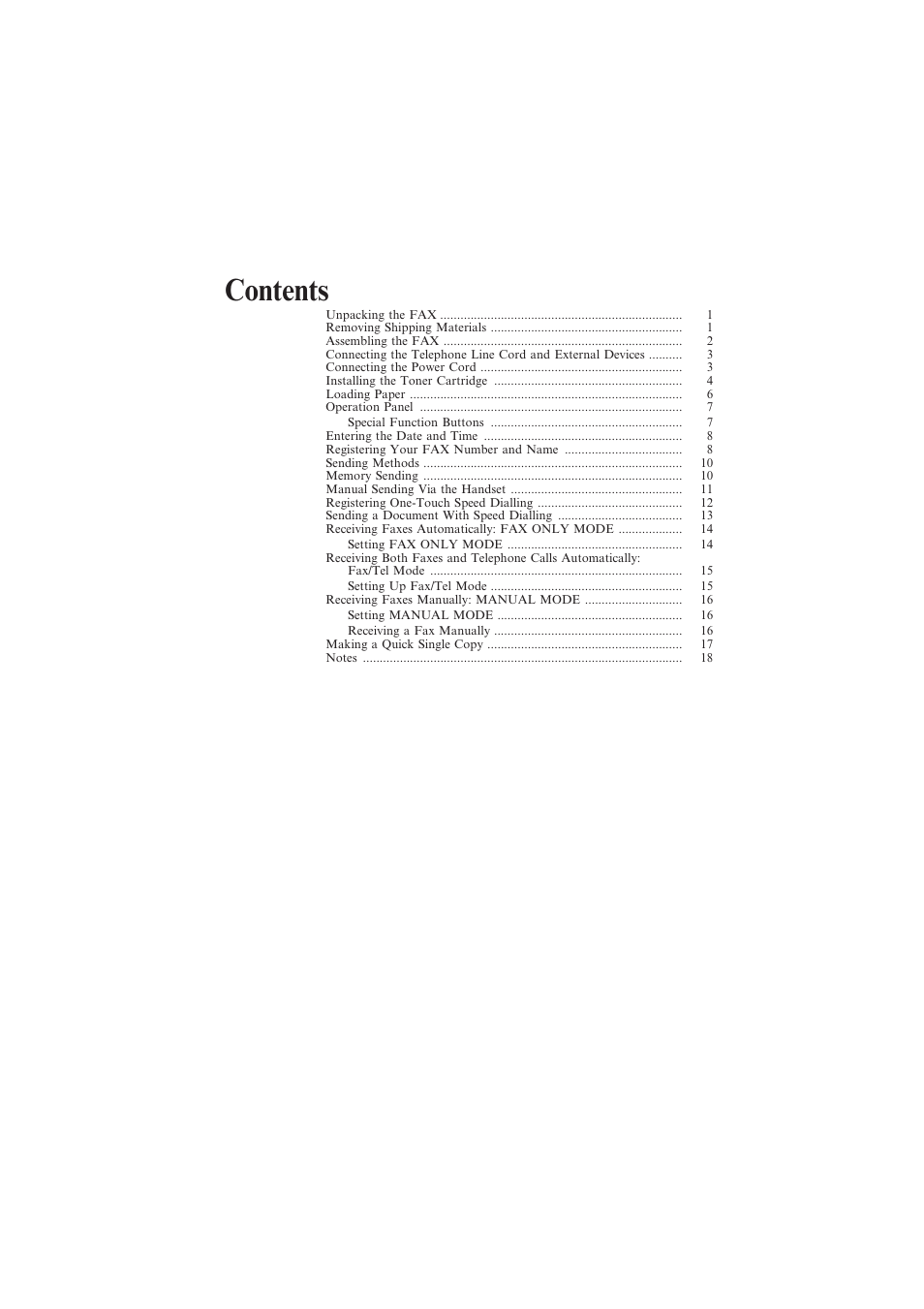 Canon L280 User Manual | Page 2 / 24