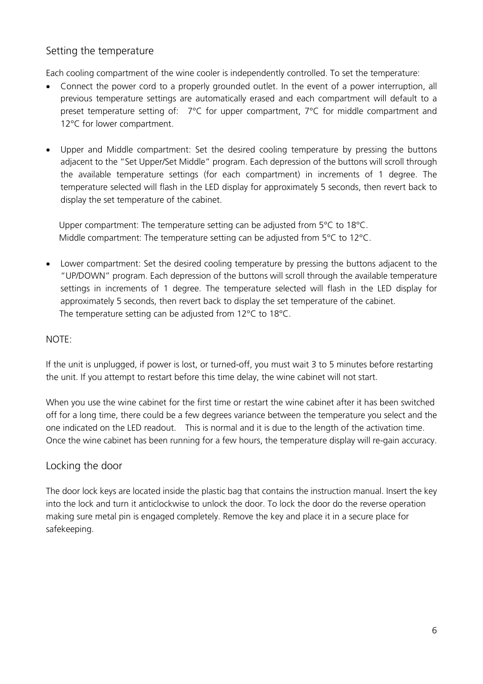 Caple WF1546 User Manual | Page 7 / 13