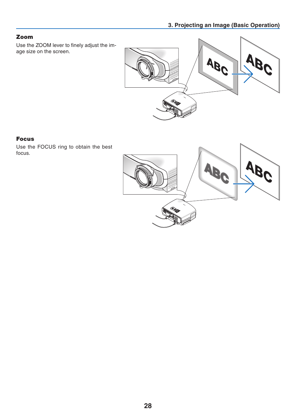 Zoom, Focus | Canon LV 7365 User Manual | Page 37 / 83