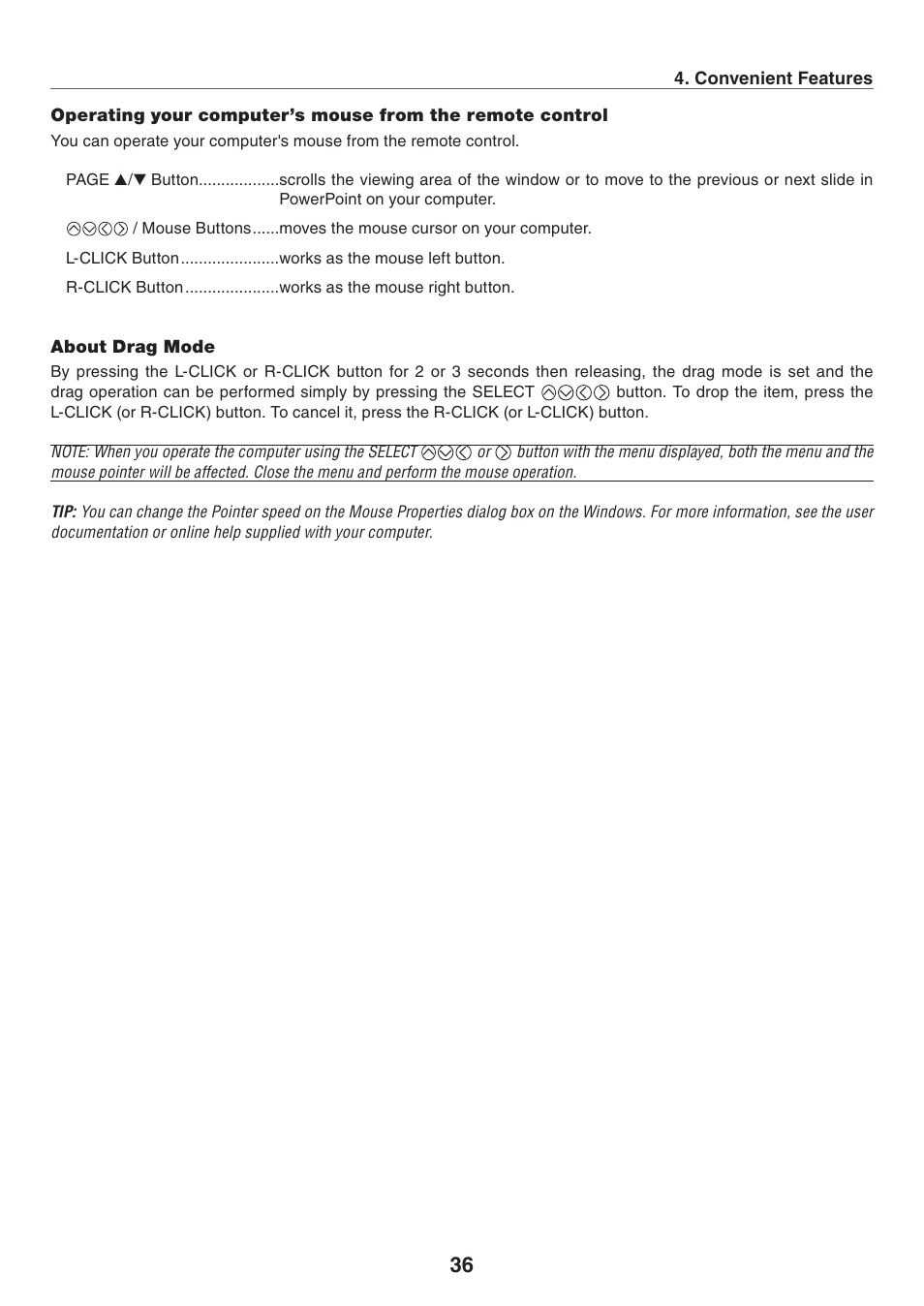 About drag mode | Canon LV 7365 User Manual | Page 45 / 83