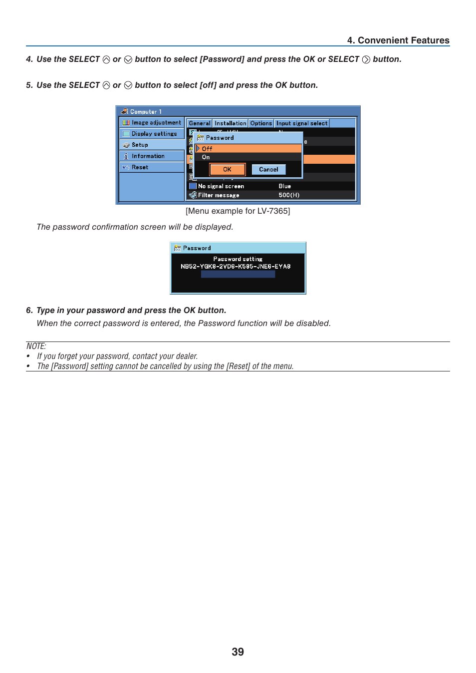 Canon LV 7365 User Manual | Page 48 / 83