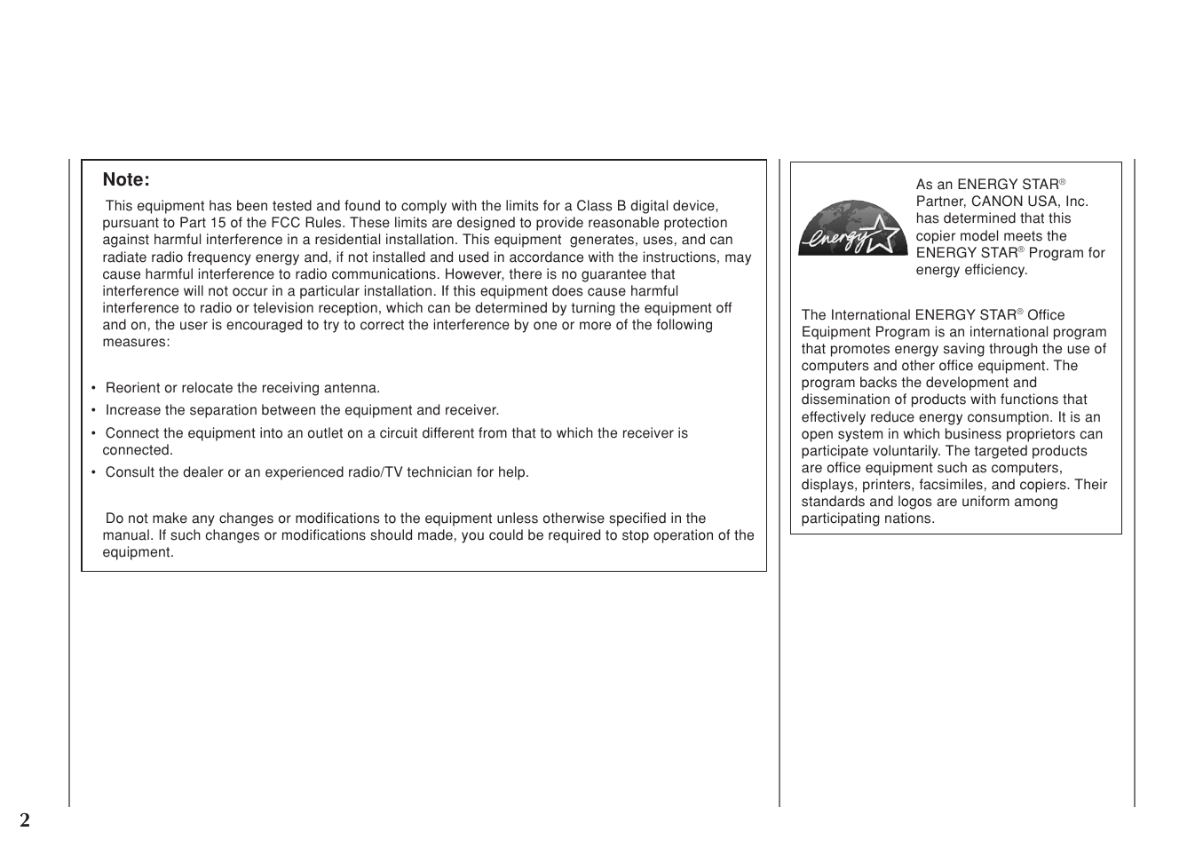 Canon PC 140 User Manual | Page 4 / 60