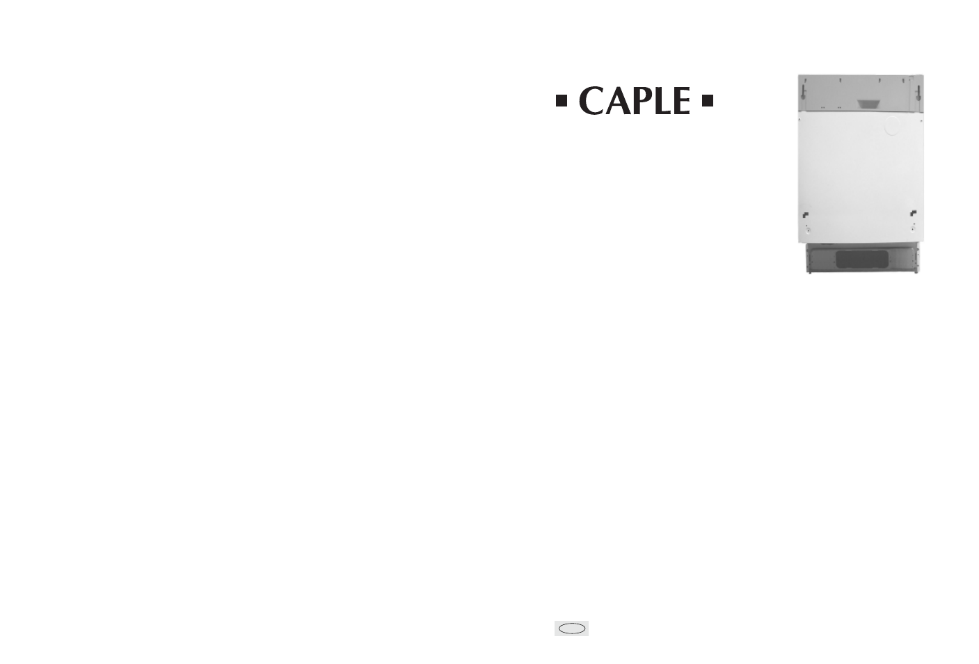 Caple Di454 User Manual | 7 pages