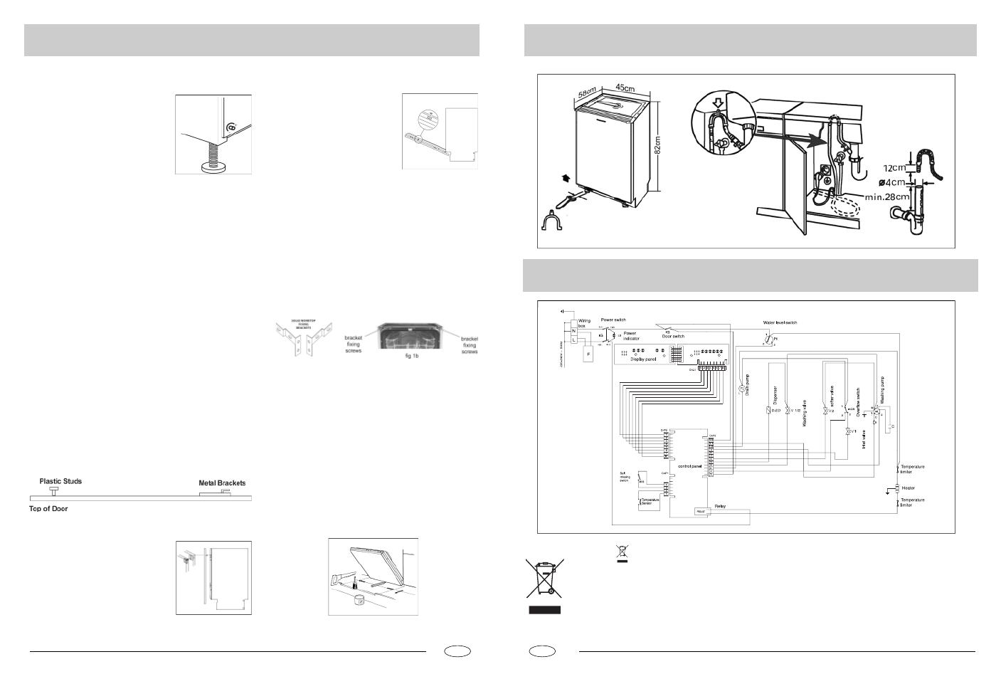 Installation diagram, Installation cont | Caple Di454 User Manual | Page 7 / 7