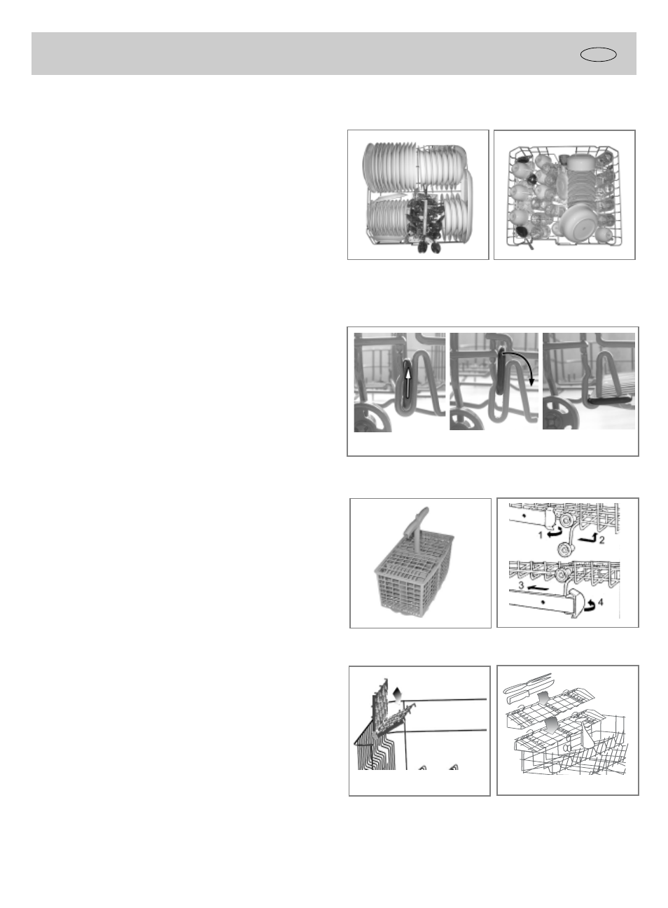 Loading the dishwasher | Caple Di605DL User Manual | Page 6 / 12