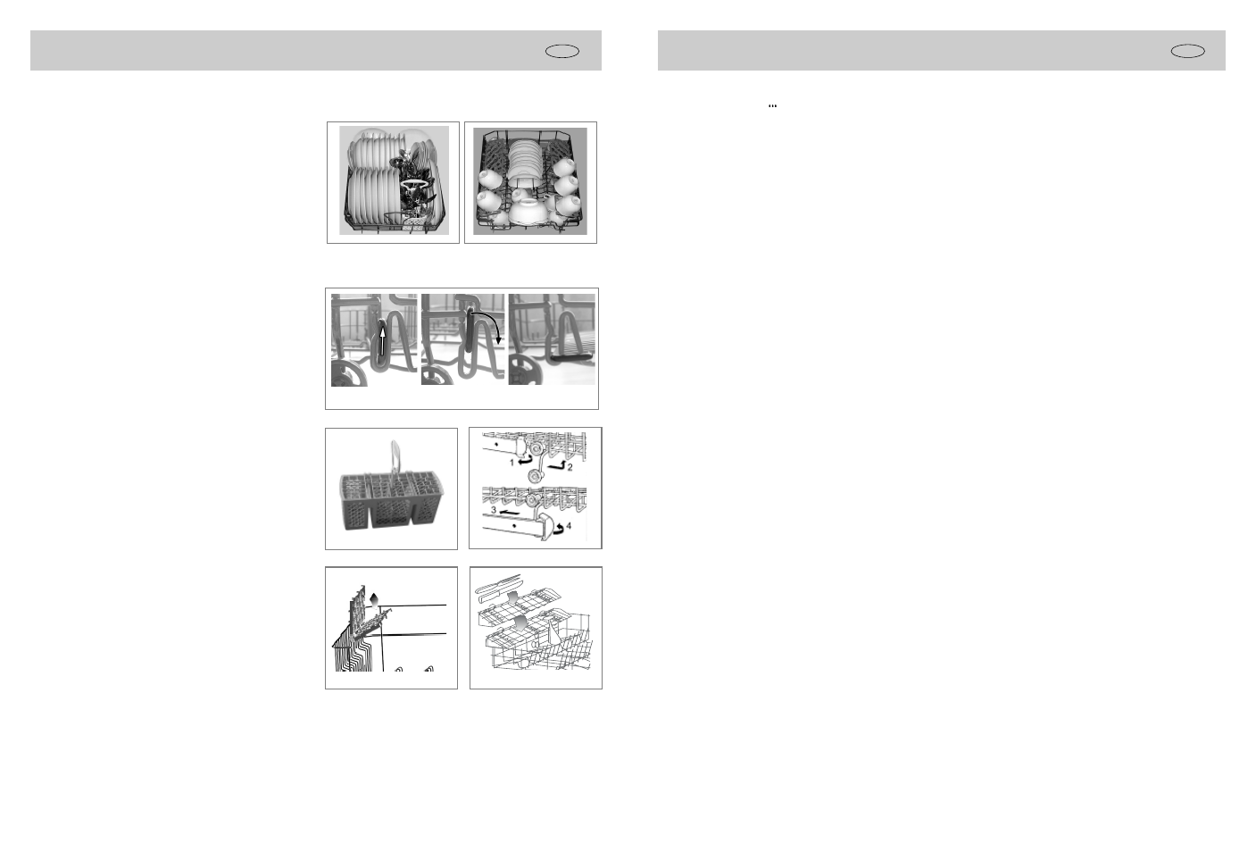 Loading the dishwasher, Starting the appliance | Caple Di455DL User Manual | Page 4 / 6