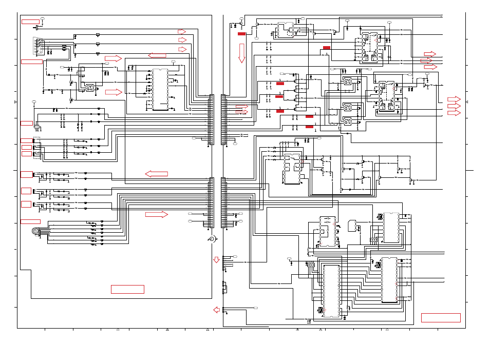 Av board, Main board, Rs232c driver | Pc/av switch, Rc board "k28d, Air mouse controller-1, Sub cpu, S-y s-c s-c video s-video switch, Air mouse controller-2, Sch_mp6pa/pp6pa) | Canon LV-7105E/D78-5133 User Manual | Page 126 / 134