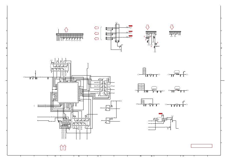 Main board, Component board "k3a, Timing controller | Sch_mp6pa/pp6pa), Vr6601 | Canon LV-7105E/D78-5133 User Manual | Page 130 / 134