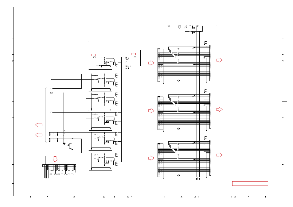 Component board, R-panel, G-panel b-panel | R-lcd panel, Fan fn902, Main board "k8a, Main board "k33r" b g r a9, Fan fn904, Sch_mp6pa/pp6pa) | Canon LV-7105E/D78-5133 User Manual | Page 131 / 134