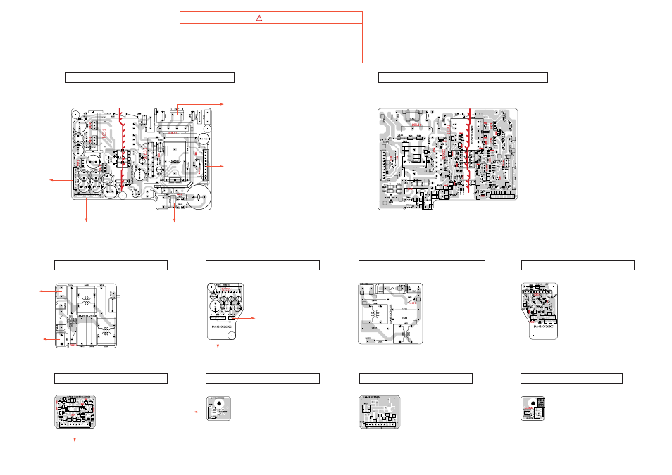 Printed wiring board diagrams (lv-7105u/e) | Canon LV-7105E/D78-5133 User Manual | Page 132 / 134