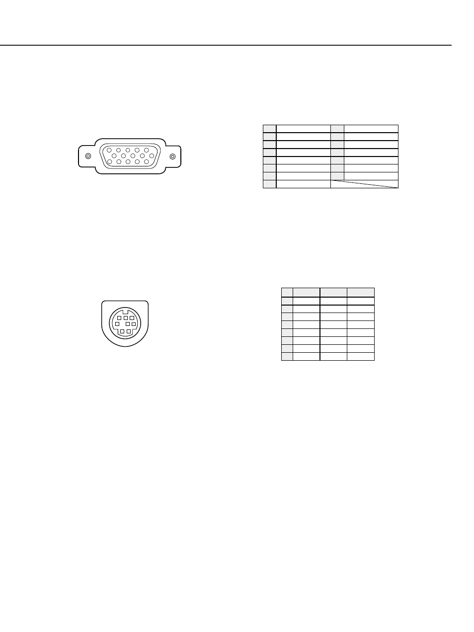 4 computer input terminal, 5 control port connector, Part 1: general information 1-10 | Fig. 1-5, Fig. 1-6 | Canon LV-7105E/D78-5133 User Manual | Page 22 / 134