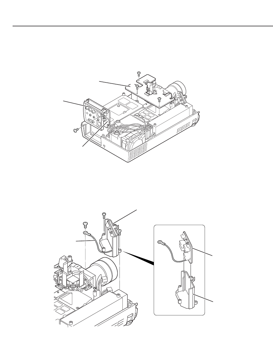 5 av and component board removal, 6 line filter board removal | Canon LV-7105E/D78-5133 User Manual | Page 41 / 134