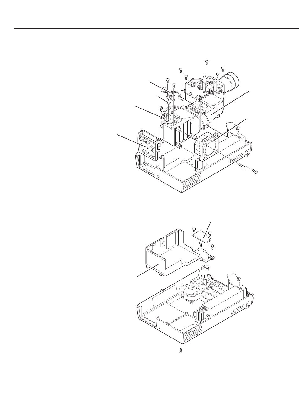 9 optical unit and fan (fn901) removal, 10 audio amp. board removal | Canon LV-7105E/D78-5133 User Manual | Page 43 / 134