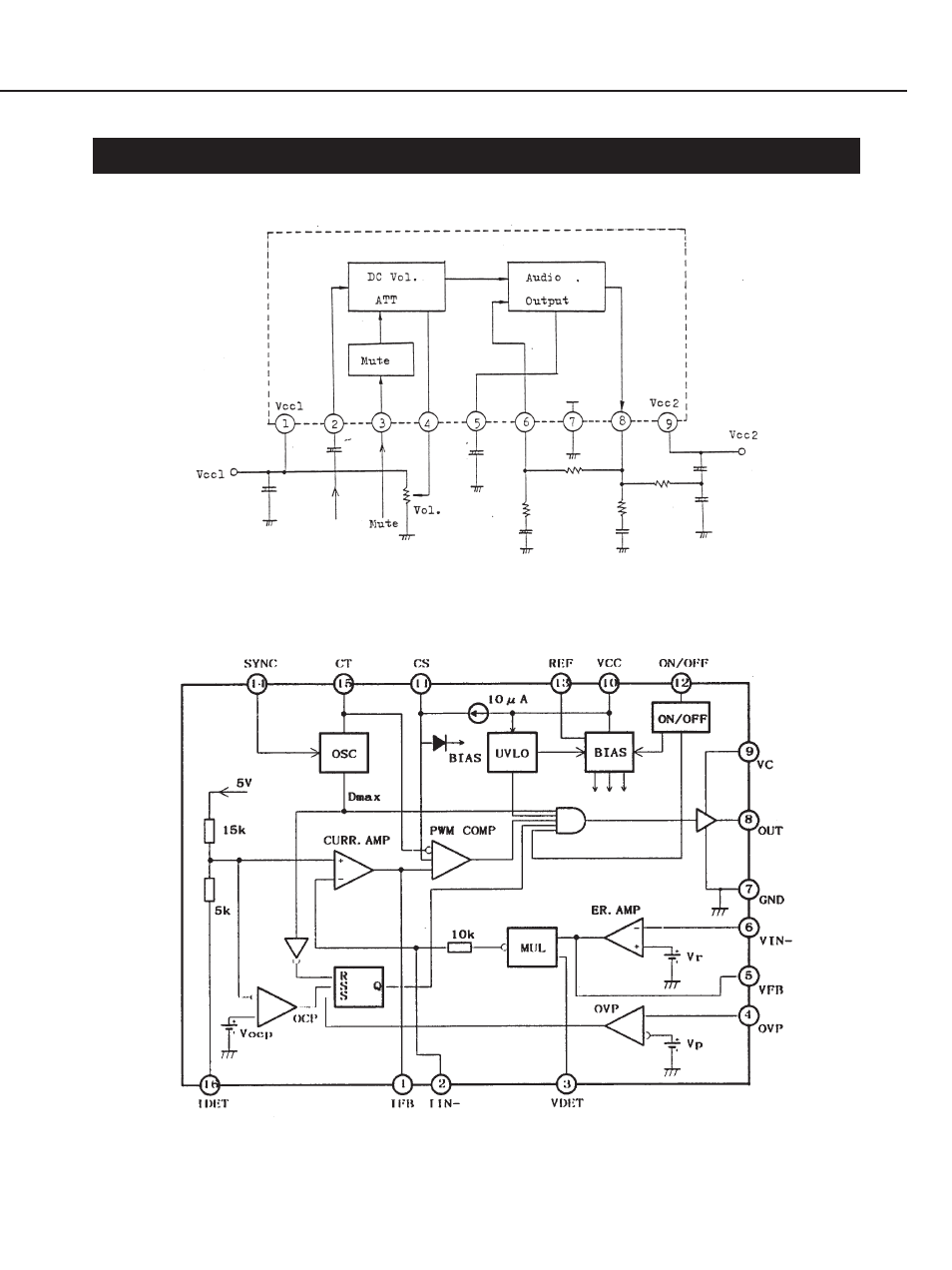 Ic block diagrams, Ic block diagrams -14 | Canon LV-7105E/D78-5133 User Manual | Page 92 / 134