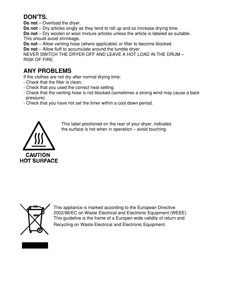 Caple TDi110 User Manual | Page 10 / 12