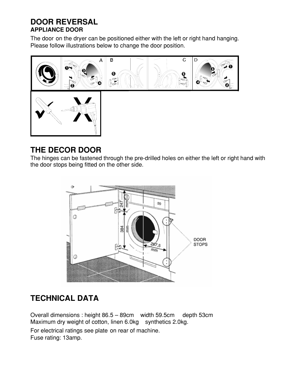 Caple TDi110 User Manual | Page 9 / 12