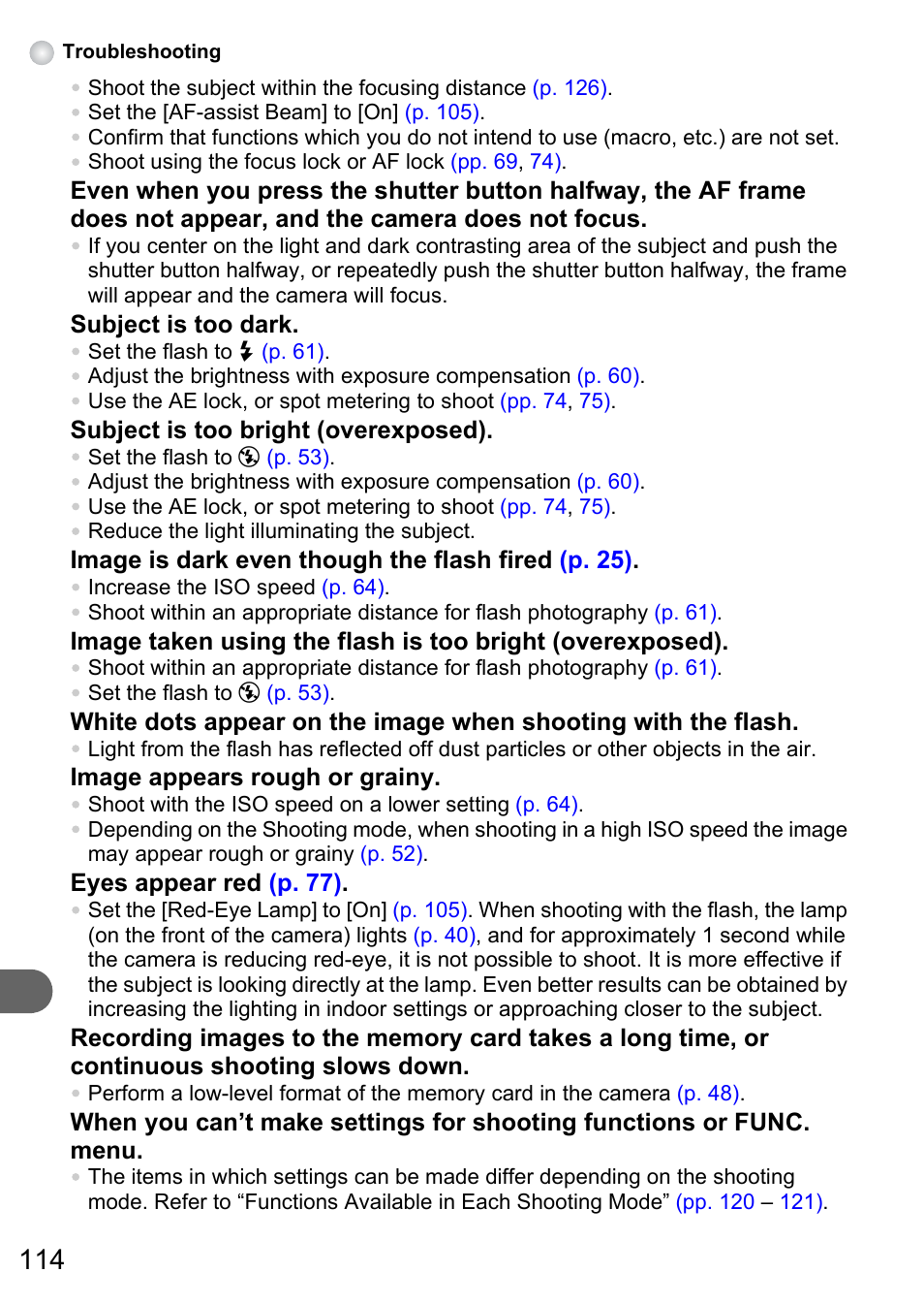 Canon PowerShot A495 User Manual | Page 114 / 131