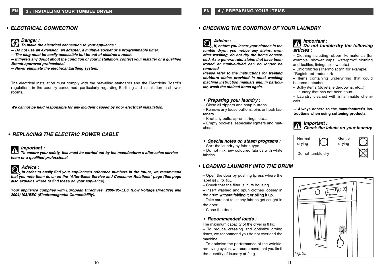 Caple TDF200 User Manual | Page 6 / 17