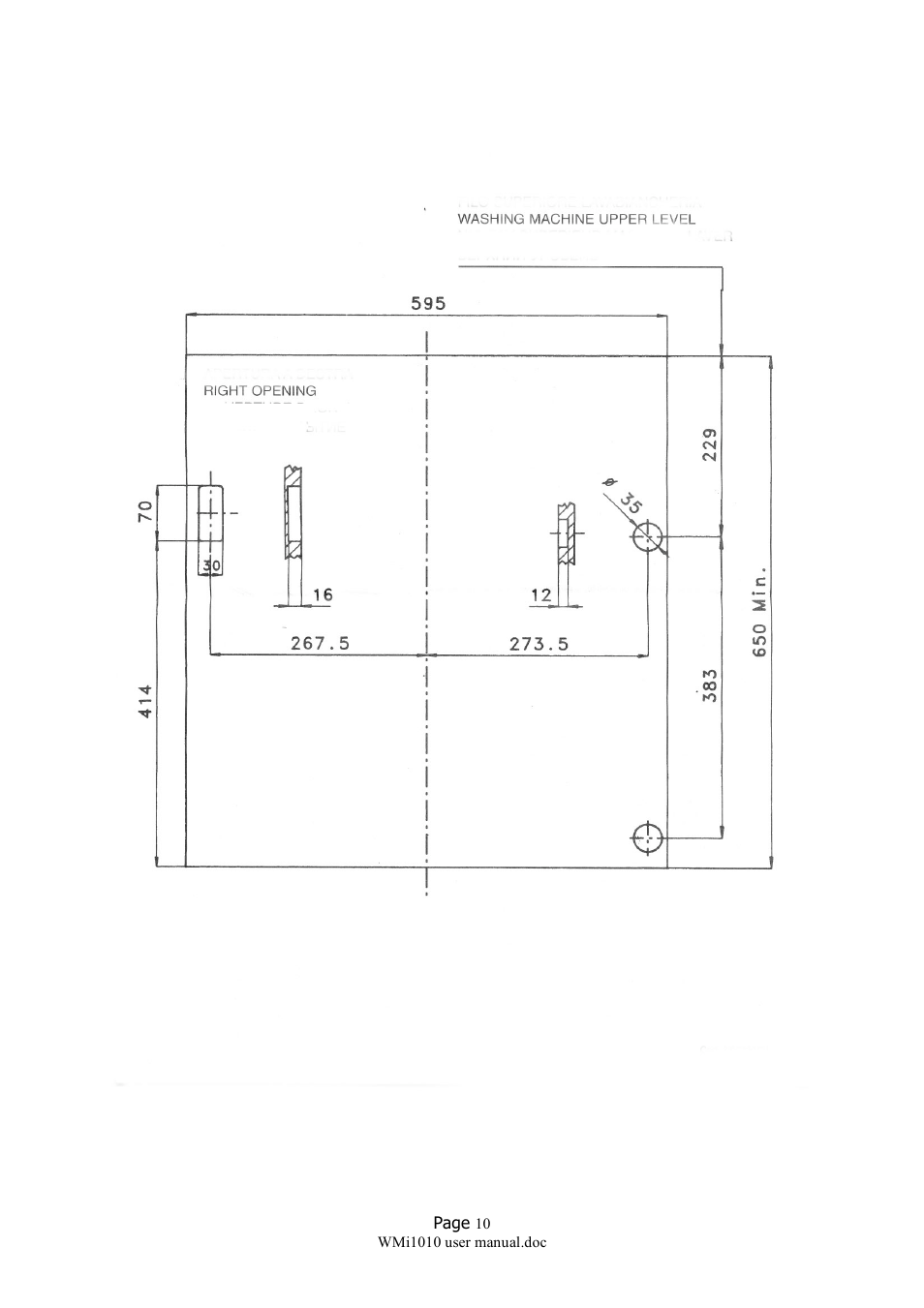 Caple WMi1010 User Manual | Page 10 / 10