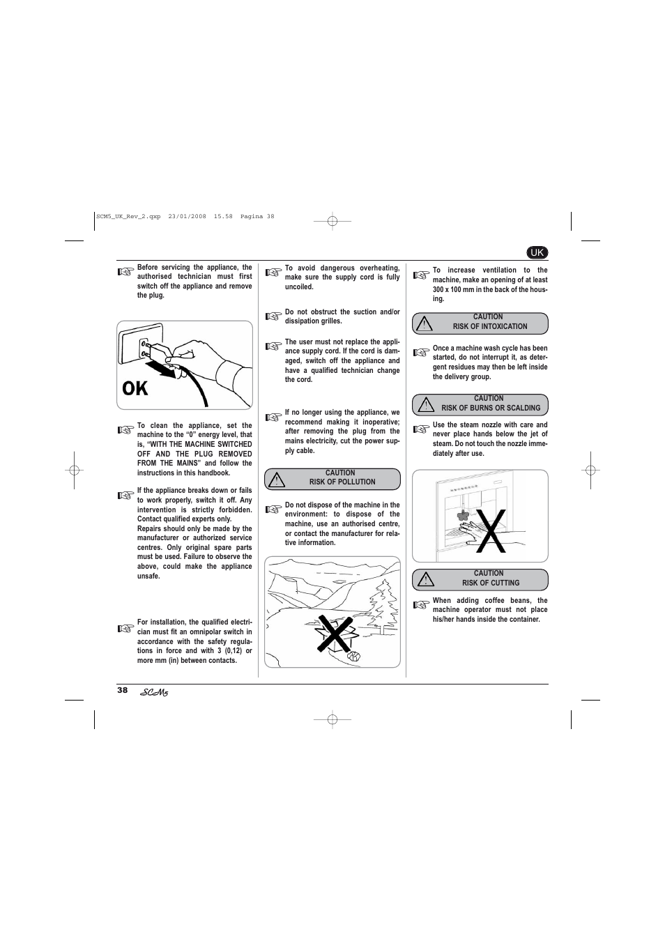 Caple CM400FA User Manual | Page 8 / 34