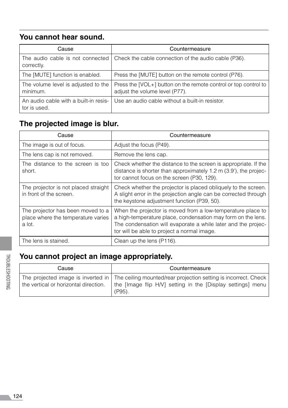 Canon REALiS SX60 User Manual | Page 124 / 141