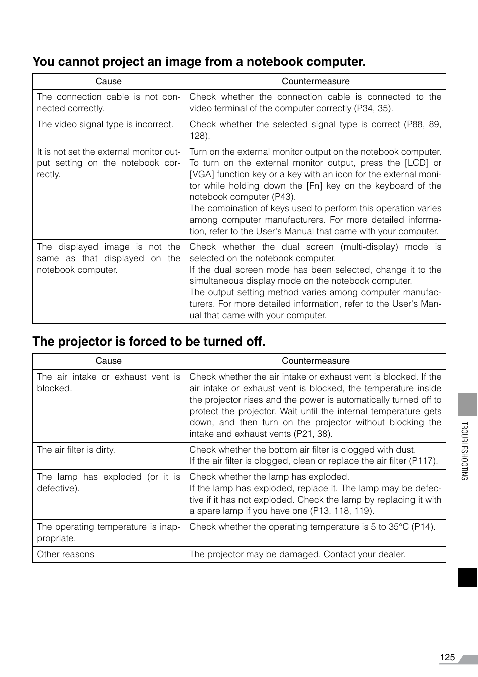 Canon REALiS SX60 User Manual | Page 125 / 141