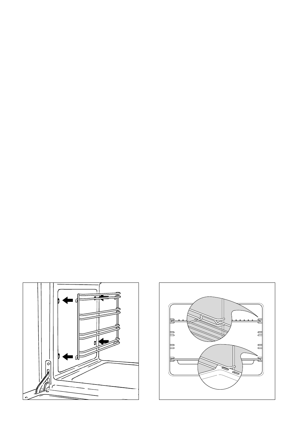 Replacing the oven light bulb, Inside of oven, Assembly and dismantling of the side runner frames | Caple C9220 User Manual | Page 31 / 36