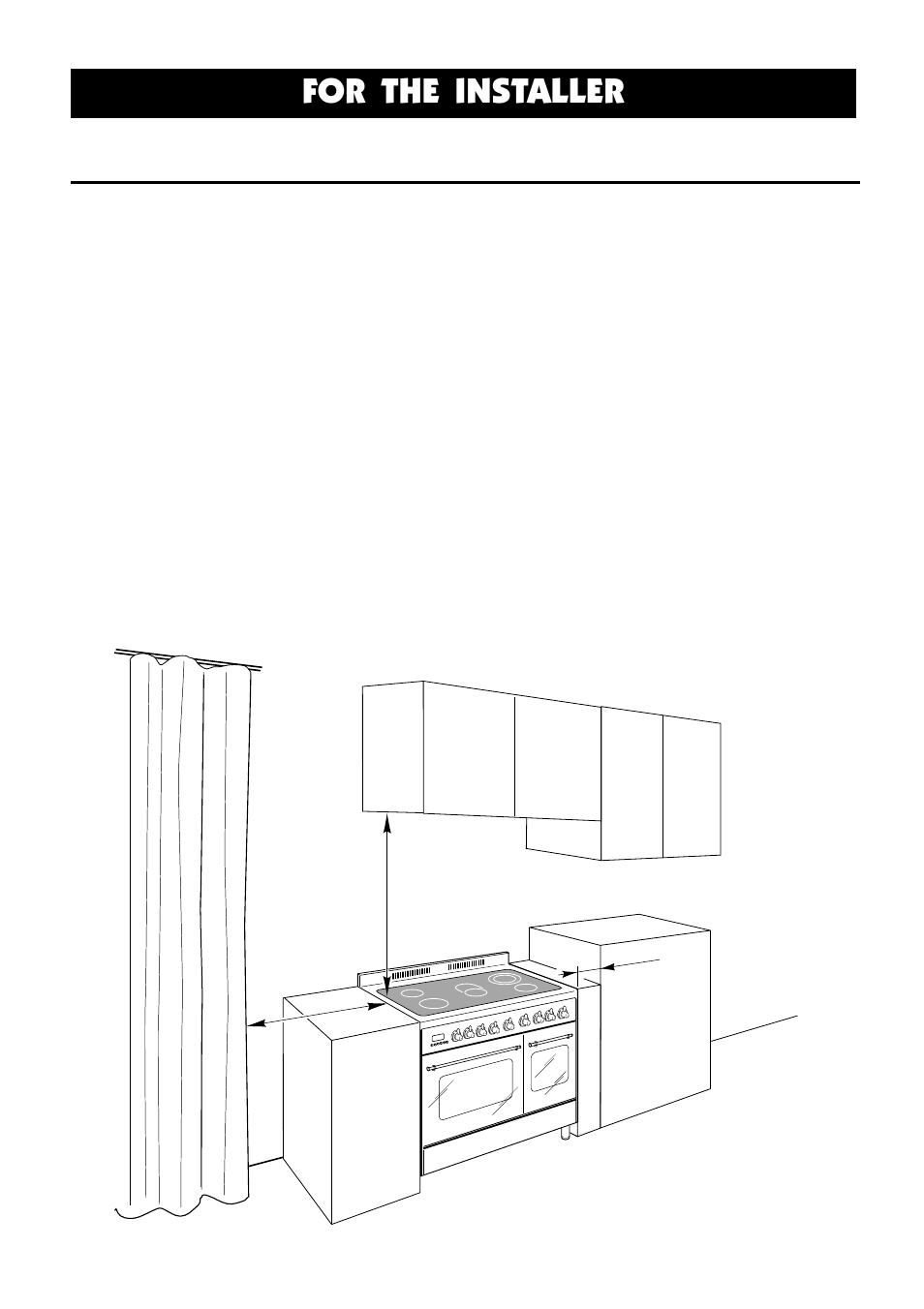 2 - location for the installer | Caple C9220 User Manual | Page 7 / 36