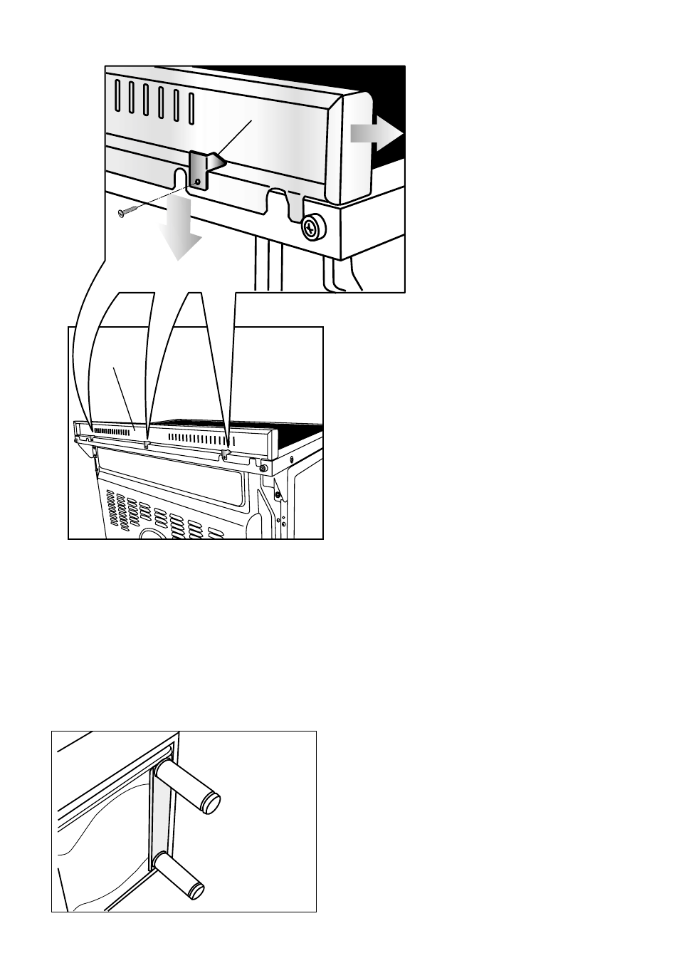 Fitting the adjustable feet, Assembling the backguard | Caple C9220 User Manual | Page 8 / 36