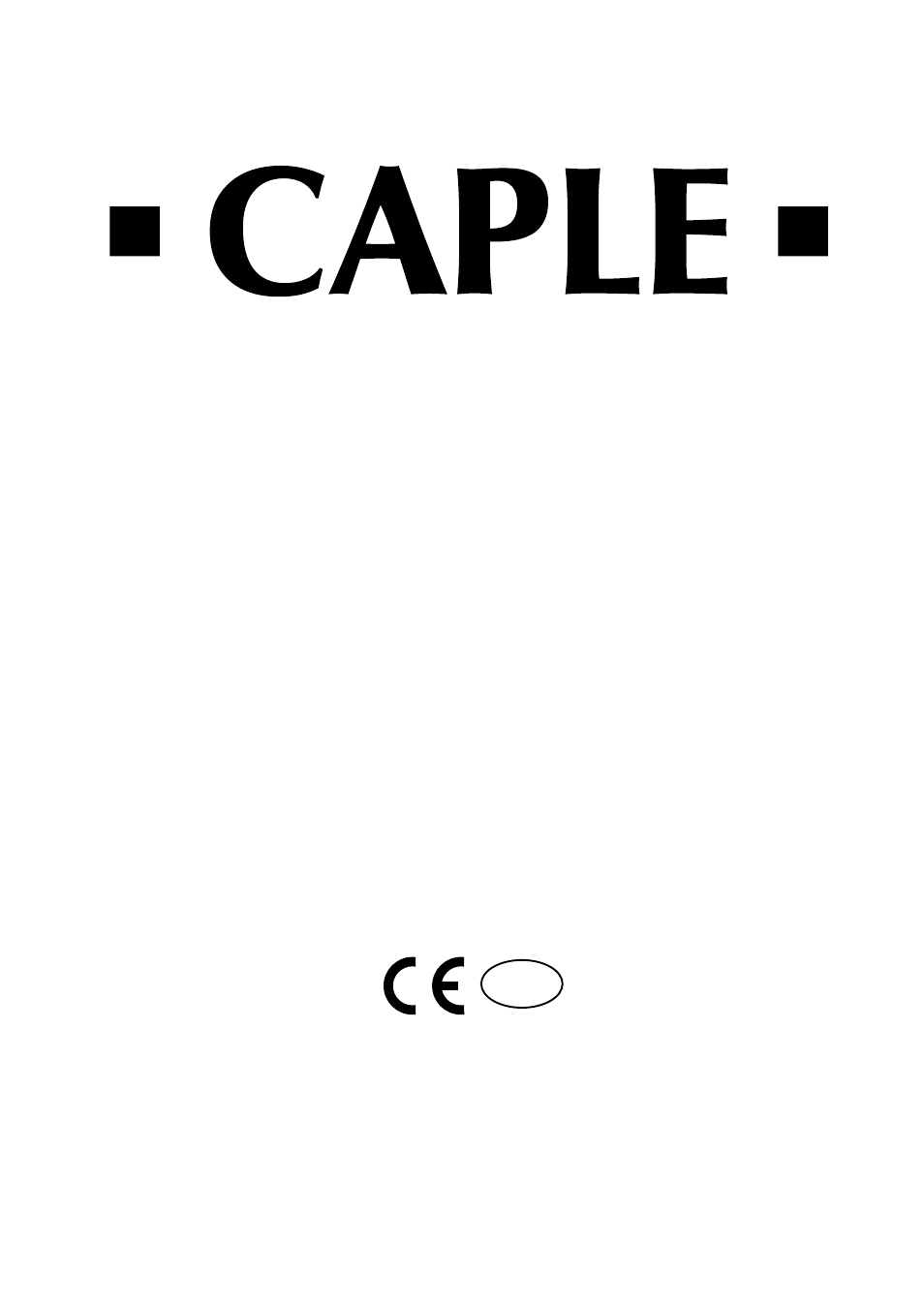 Caple CR1003SS User Manual | 40 pages