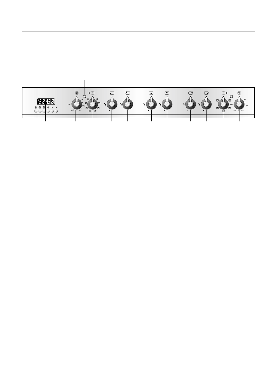 Control panel, Pilot lamps | Caple CR1003SS User Manual | Page 16 / 40