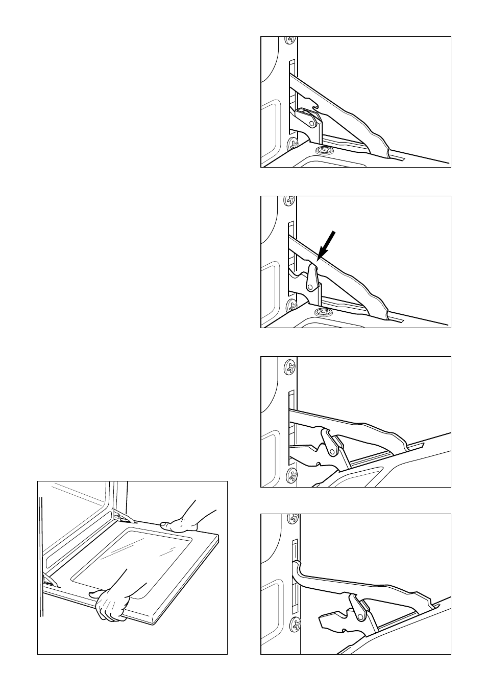 Removing the oven door | Caple CR1003SS User Manual | Page 37 / 40