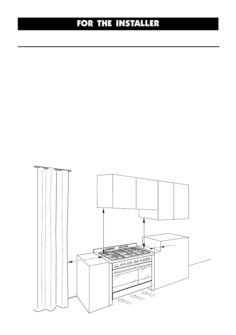2 - location for the installer | Caple CR1003SS User Manual | Page 6 / 40