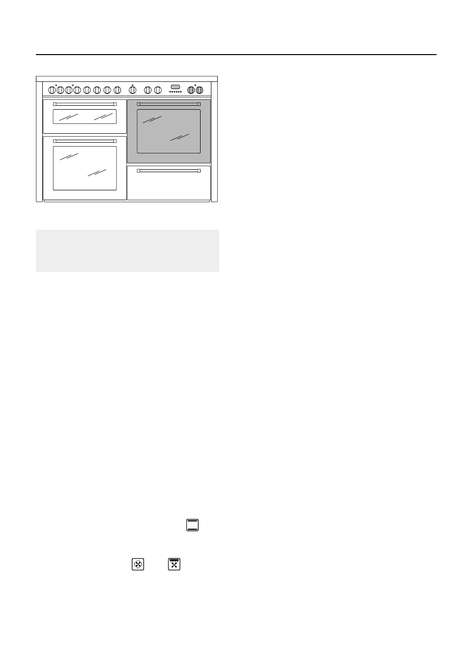 6 - multifunction electric oven (right main oven), General features, Operating principles | Caple CR13400 User Manual | Page 21 / 48