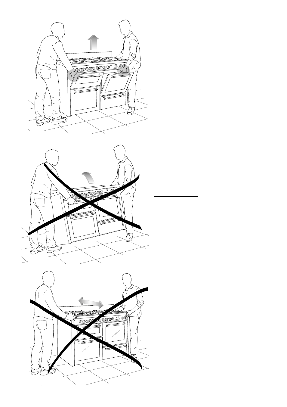 Moving the cooker | Caple CR13400 User Manual | Page 8 / 48