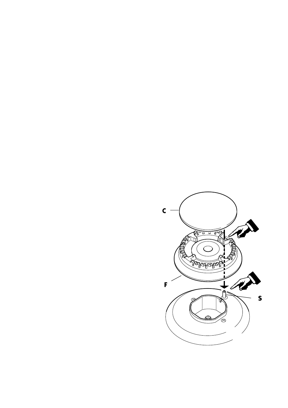 Gas tap, Flexible tube, Cleaning oven parts after use | Burners | Caple CR910SS User Manual | Page 28 / 36
