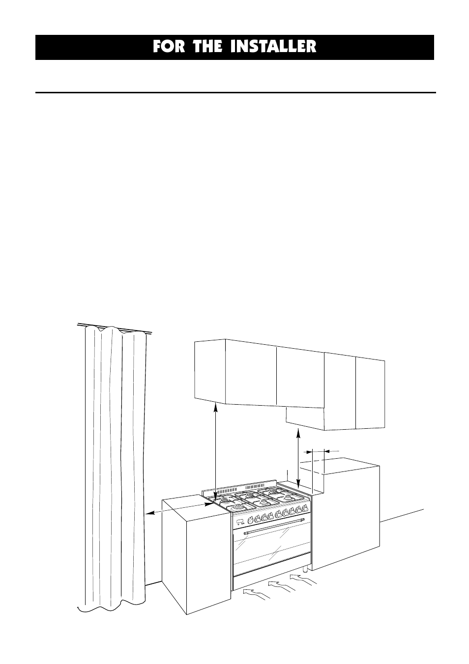 2 - location for the installer | Caple CR910SS User Manual | Page 6 / 36