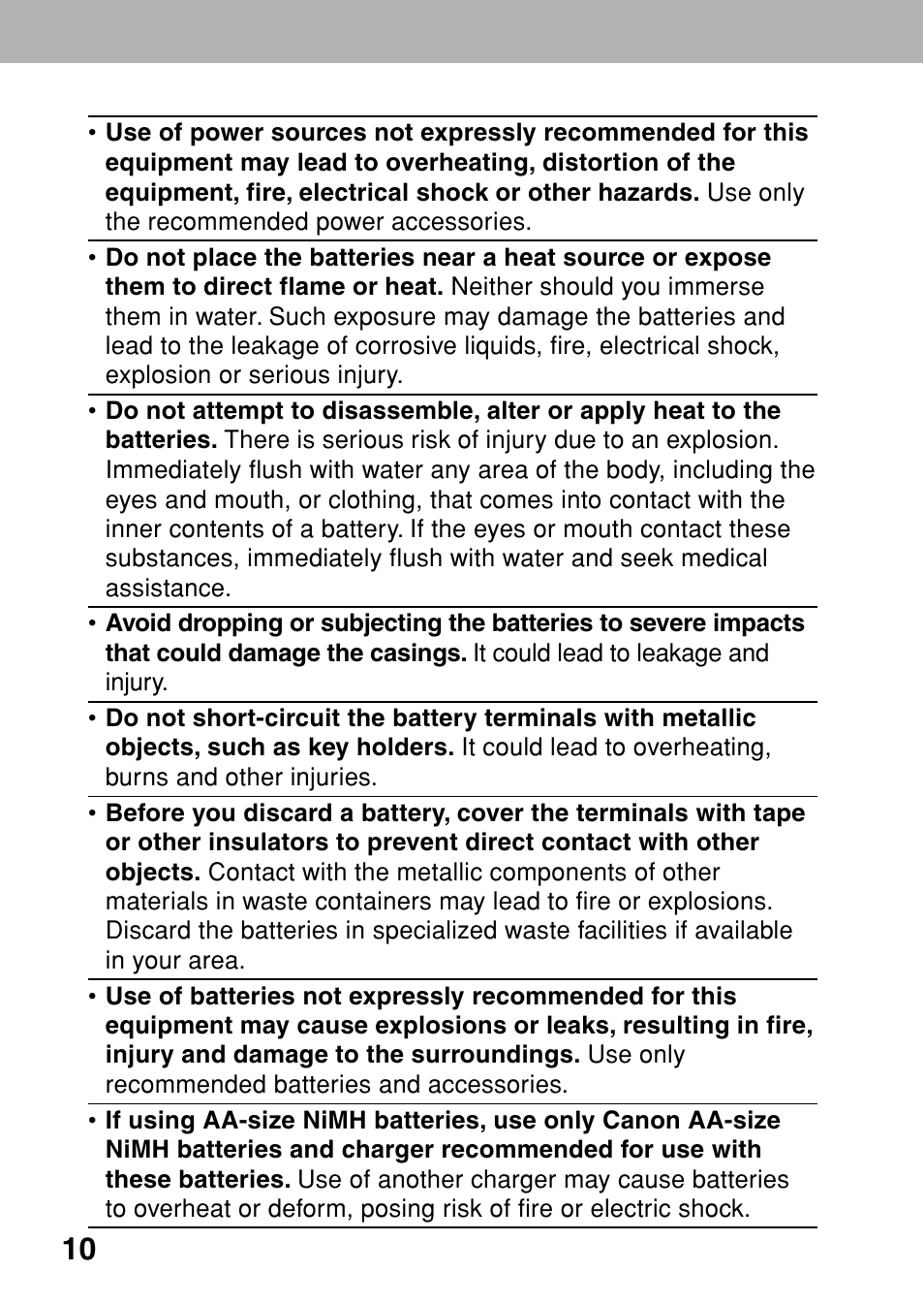 Canon A80 User Manual | Page 14 / 218