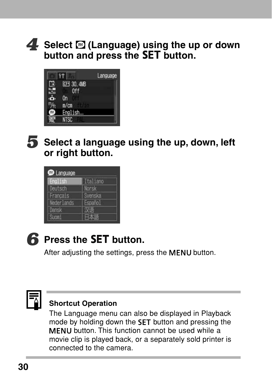 Canon A80 User Manual | Page 34 / 218