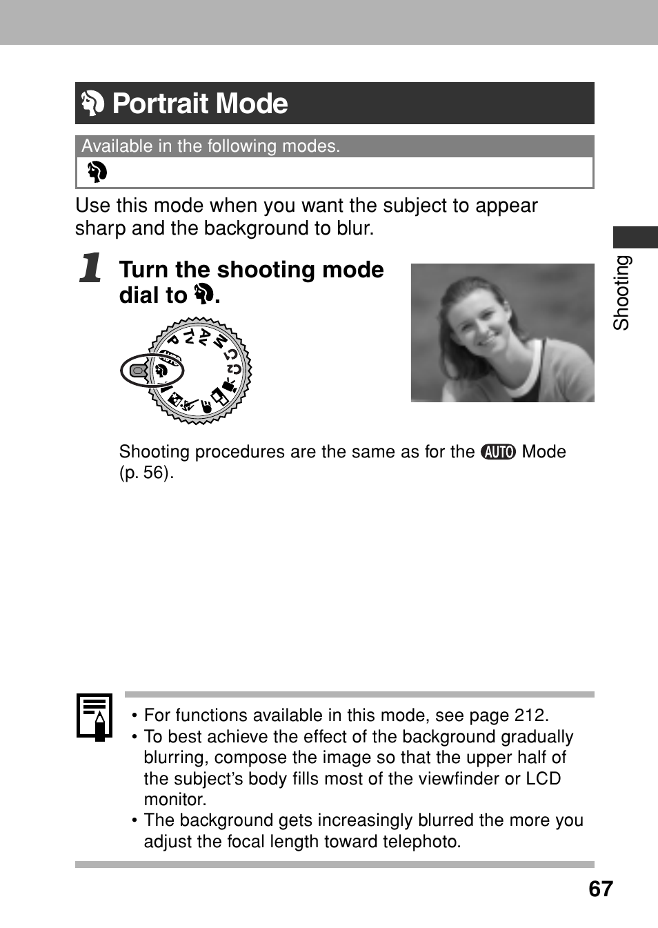Portrait mode | Canon A80 User Manual | Page 71 / 218