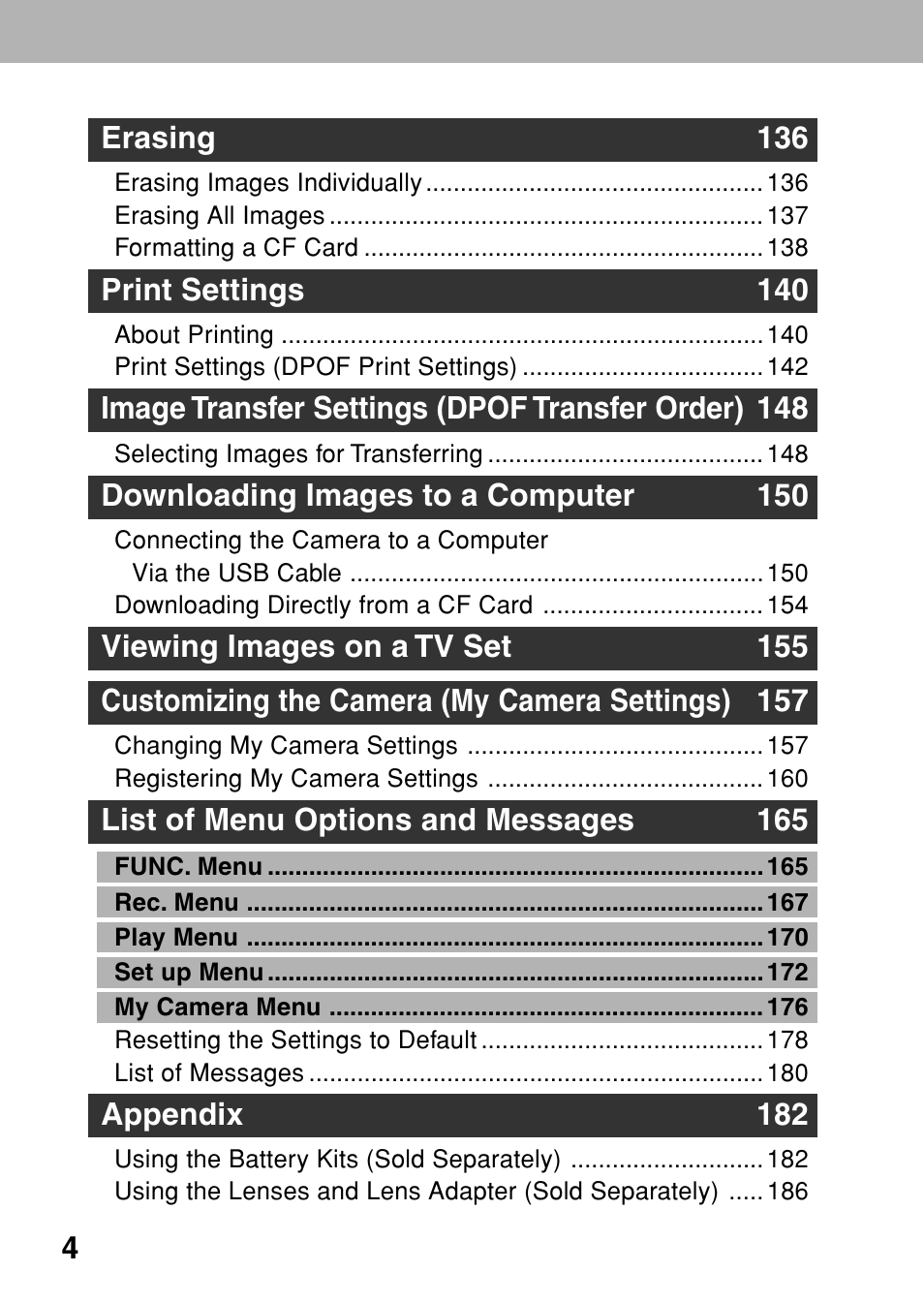 Canon A80 User Manual | Page 8 / 218